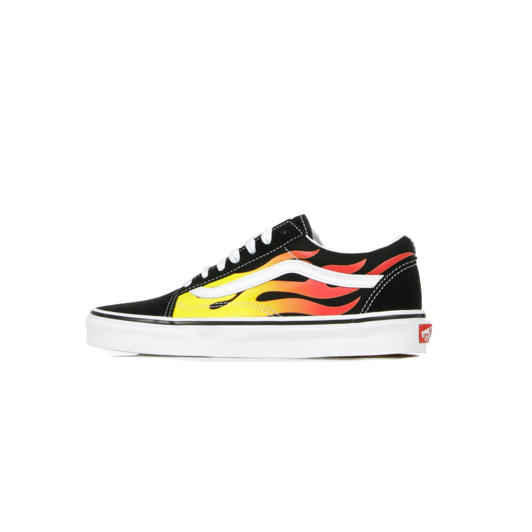 Vans, Scarpa Bassa Uomo Old Skool (flame), Black/black/true White