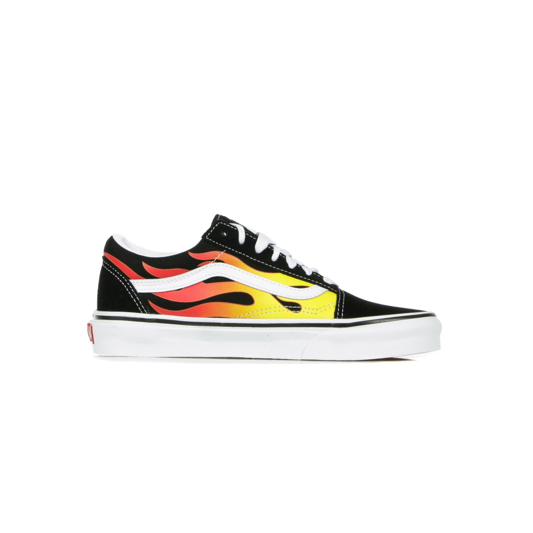 Vans, Scarpa Bassa Uomo Old Skool (flame), Black/black/true White