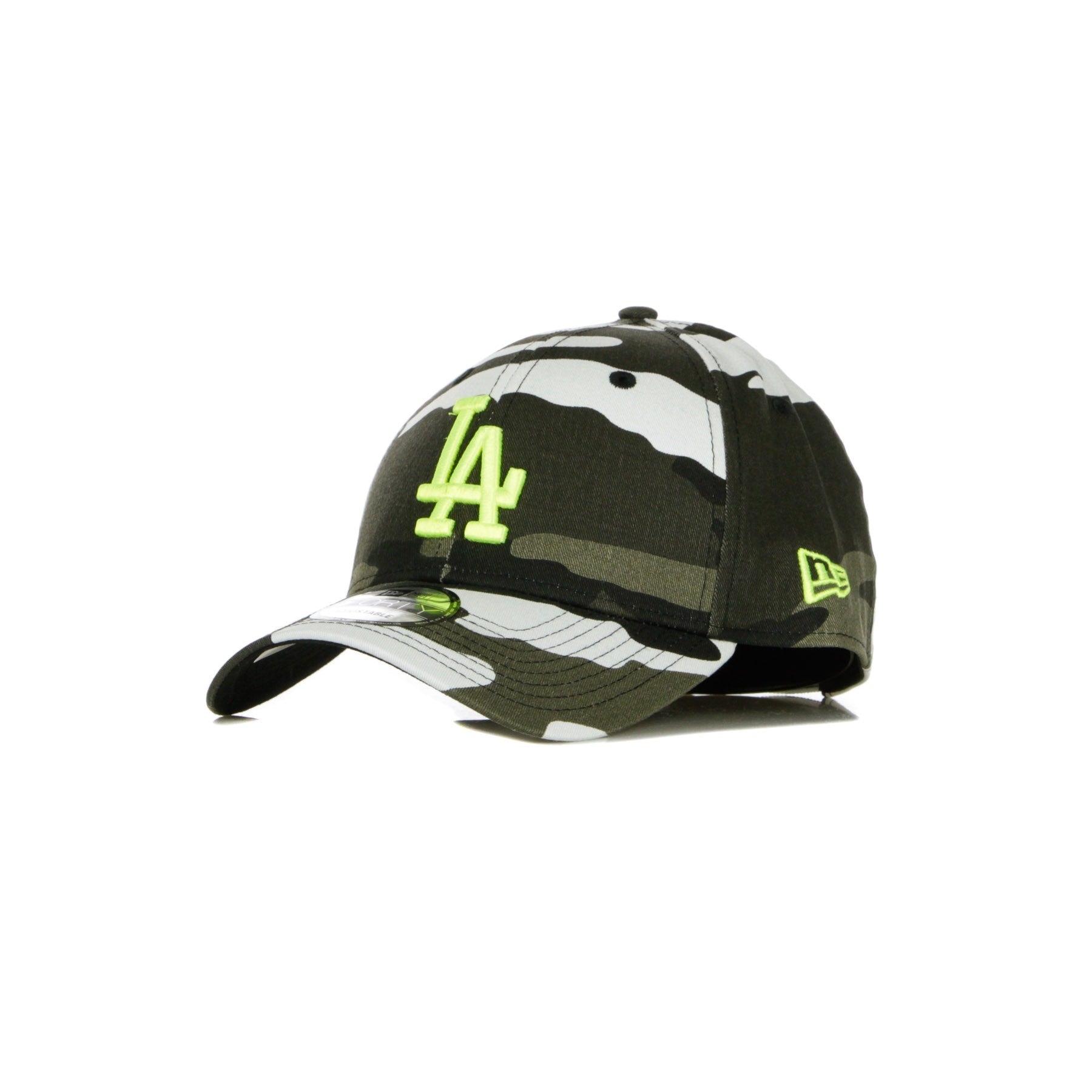 Curved Visor Cap Men Mlb Camo Essential 940 Losdod Urban Camo/neon Yellow