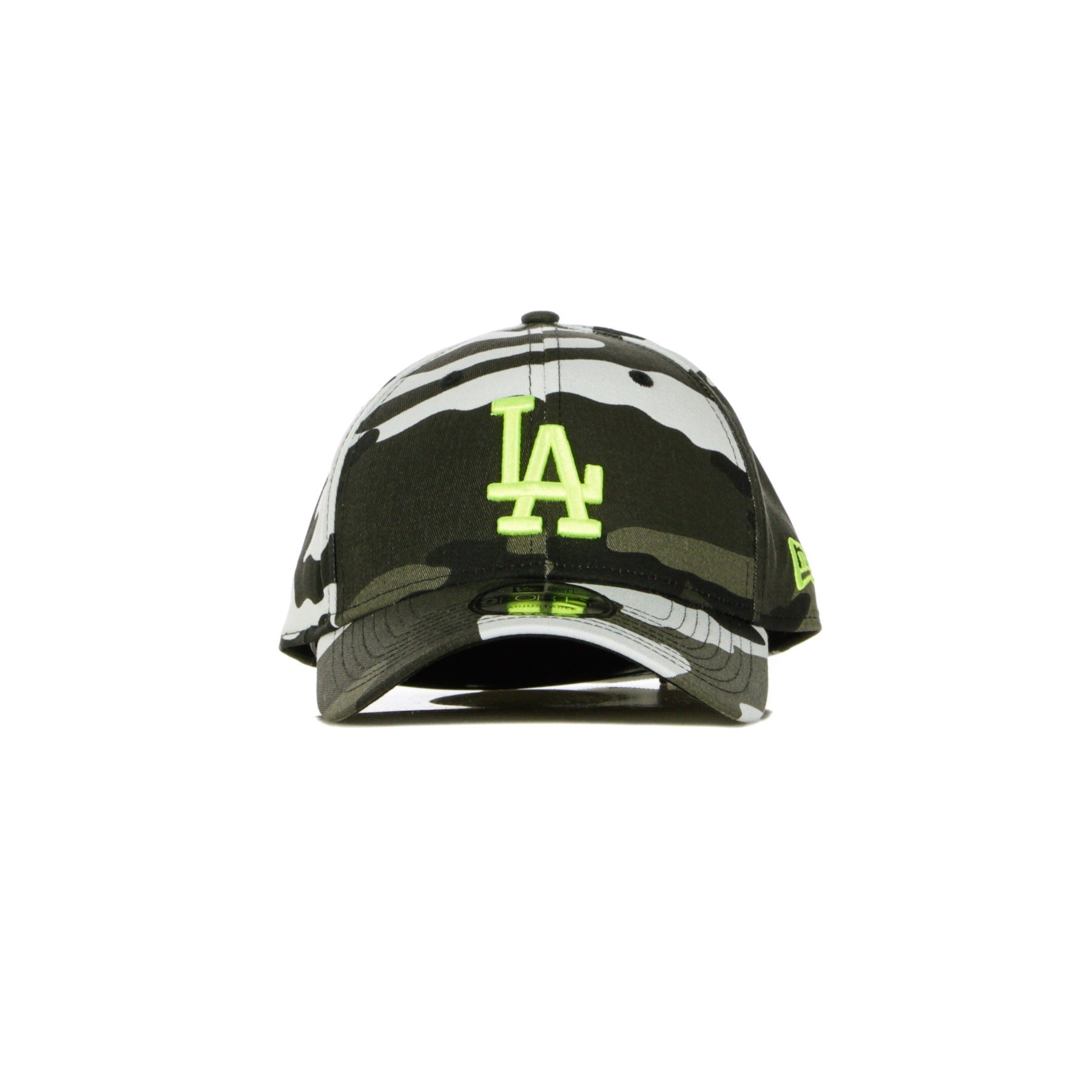 Curved Visor Cap Men Mlb Camo Essential 940 Losdod Urban Camo/neon Yellow