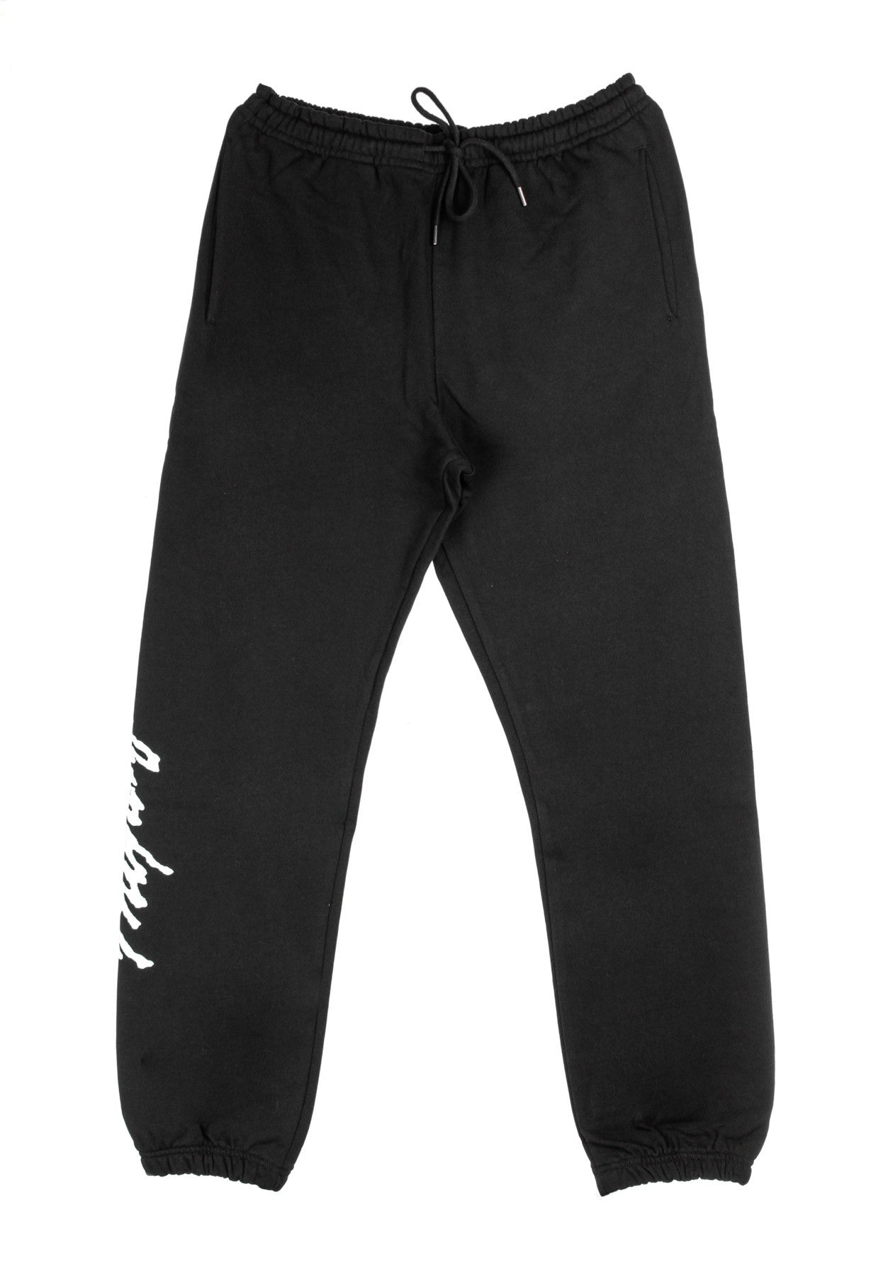 Men's Fleece Tracksuit Pants Signature Pants Black/white