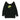 Nike, Felpa Leggera Girocollo Donna Sportswear Air Crew, Black/volt