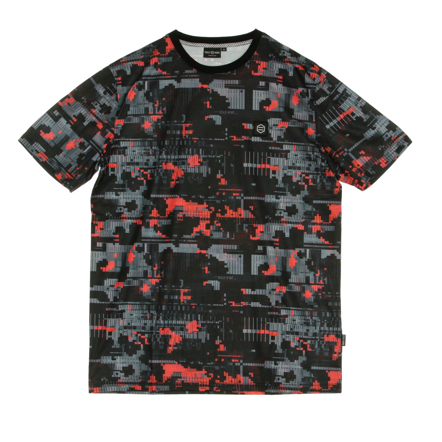 Dolly Noire, Maglietta Uomo Glitch Camo Tee, 