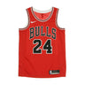 Nike Nba, Canotta Basket Uomo Nba Swingman Jersey Icon Edition 2020 No 24 Lauri Markkanen Chibul, University Red/white