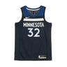 Nike Nba, Canotta Basket Uomo Nba Swingman Jersey Icon Edition 2020 No 32 Karl-anthony Towns Mintim, College Navy