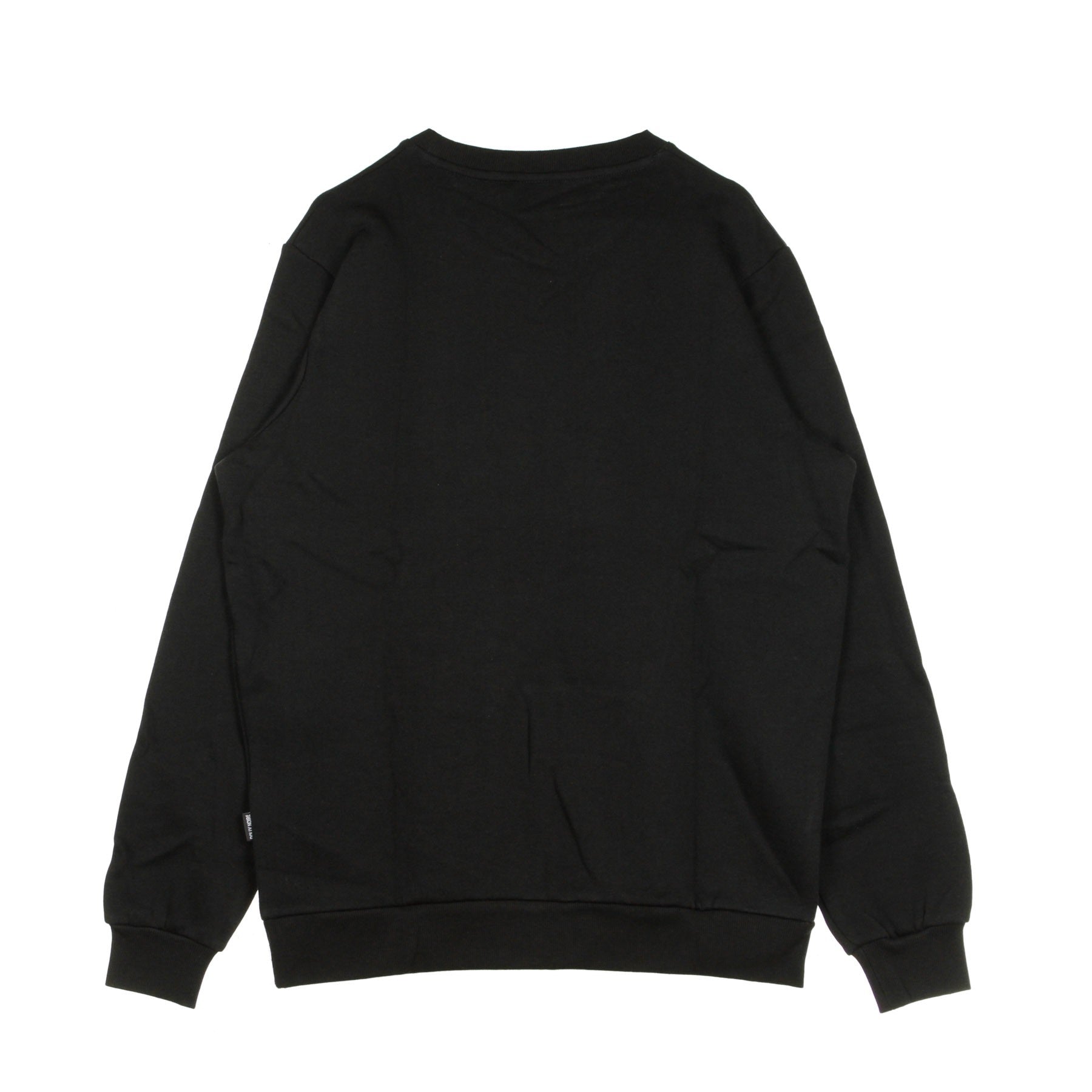 Dolly Noire, Felpa Collo Alto Uomo Pocket Crewneck Black & Red, 