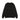 Dolly Noire, Felpa Collo Alto Uomo Pocket Crewneck Black & Red, 