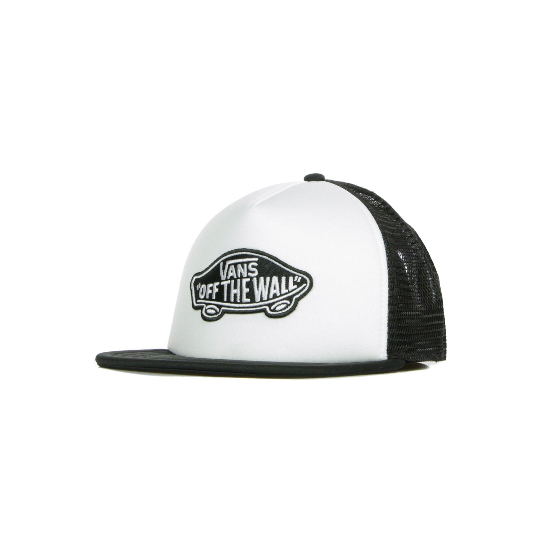 Vans, Cappellino Visiera Piatta Uomo Classic Patch Trucker, White/black