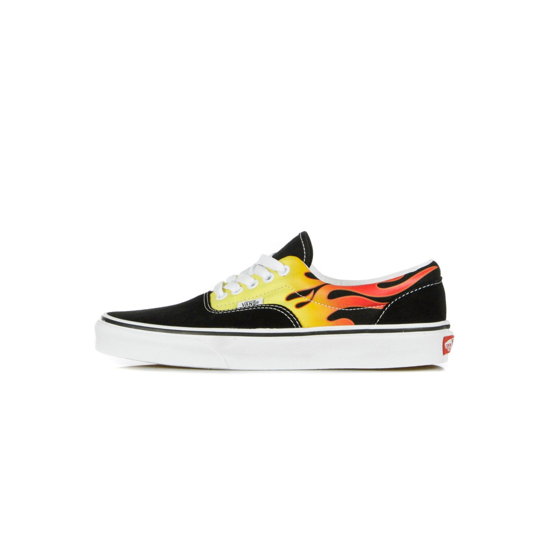 Vans, Scarpa Bassa Uomo Era (flame), Black/true White