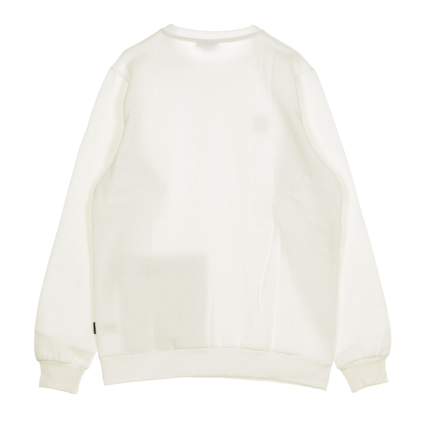 Dolly Noire, Felpa Girocollo Uomo Pocket Crewneck White&red, 