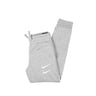 Nike, Pantalone Tuta Felpato Ragazzo Sportswear Swoosh Pant, Dk Grey Heather/white