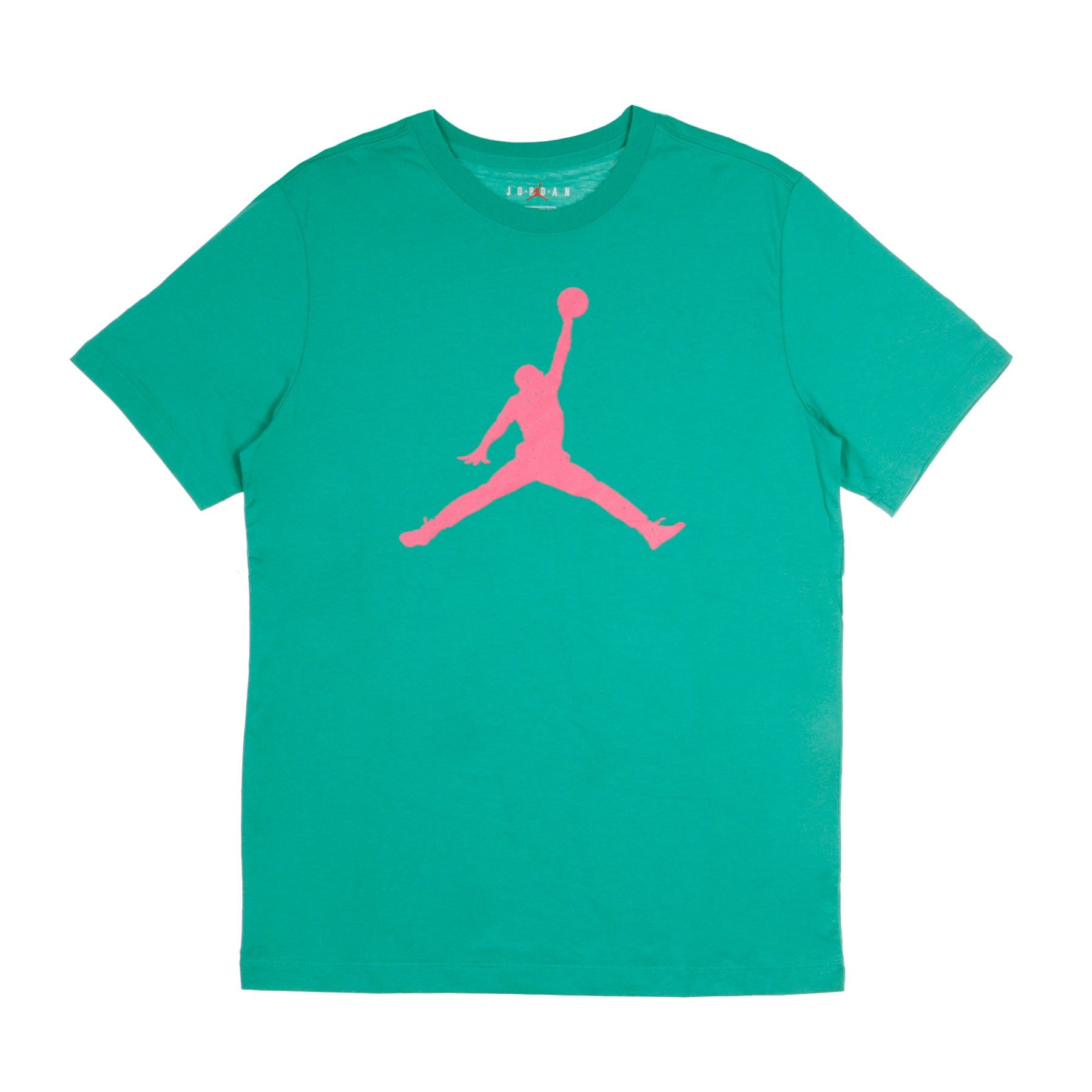 Jordan, Maglietta Uomo Jumpman Fill Crew, Neptune Green/watermelon