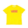 Vans, Maglietta Bambino Flying V Crew Girl, Lemon Chrome