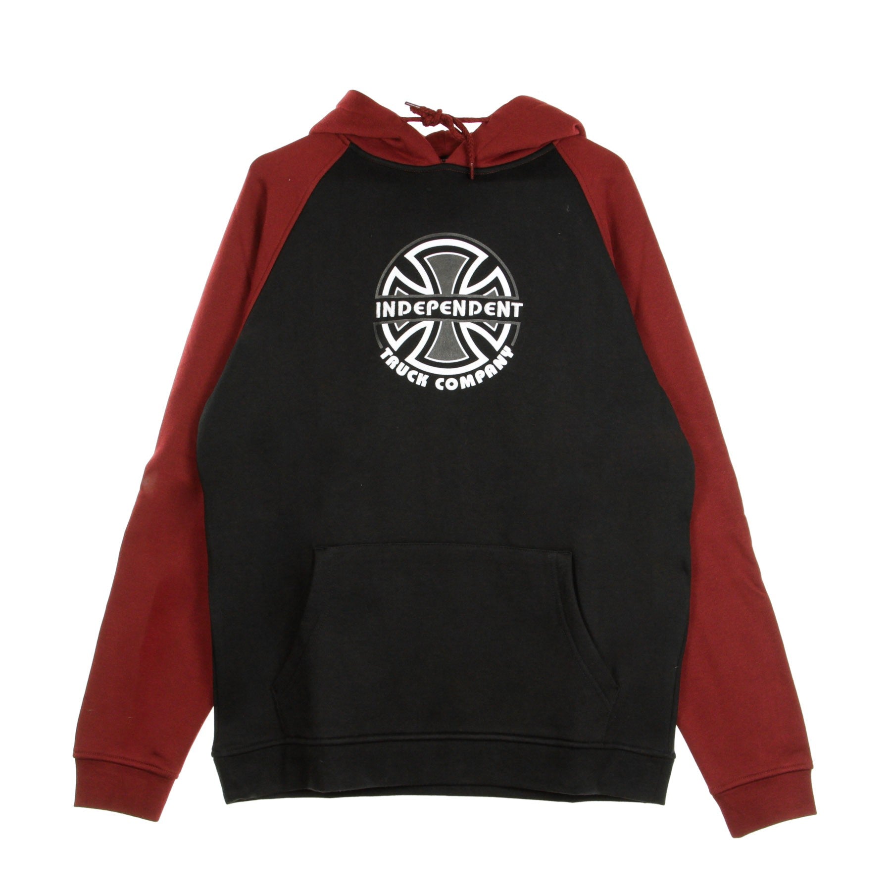 Itc Bauhaus Hood Men's Sweatshirt Burgundy/black