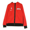 Nike Nba, Felpa Leggera Cappuccio Zip Uomo Nba Therma Flex Showtime Hoodie Houroc, University Red/black/white