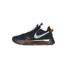 Nike Nba, Scarpa Bassa Uomo Pg 4, Black/metallic Silver/rush Blue