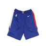 Nike Nba, Pantaloncino Basket Uomo Nba Swingman Short Icon Edition Road 18 Loscli, Rush Blue/white/university Red/white