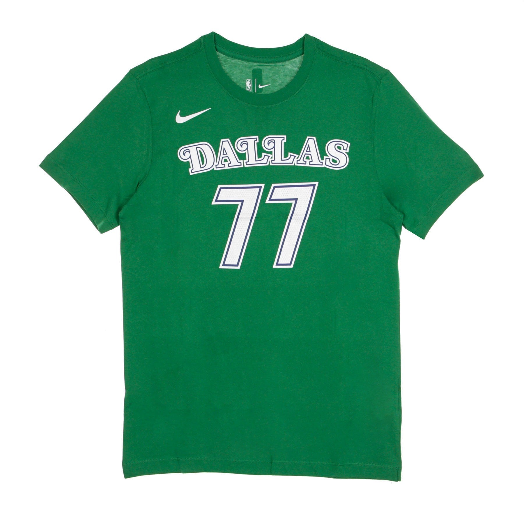 Nike Nba, Maglietta Uomo Nba Tee Harwood Classic No 77  Luka Doncic Dal Mav, Clover