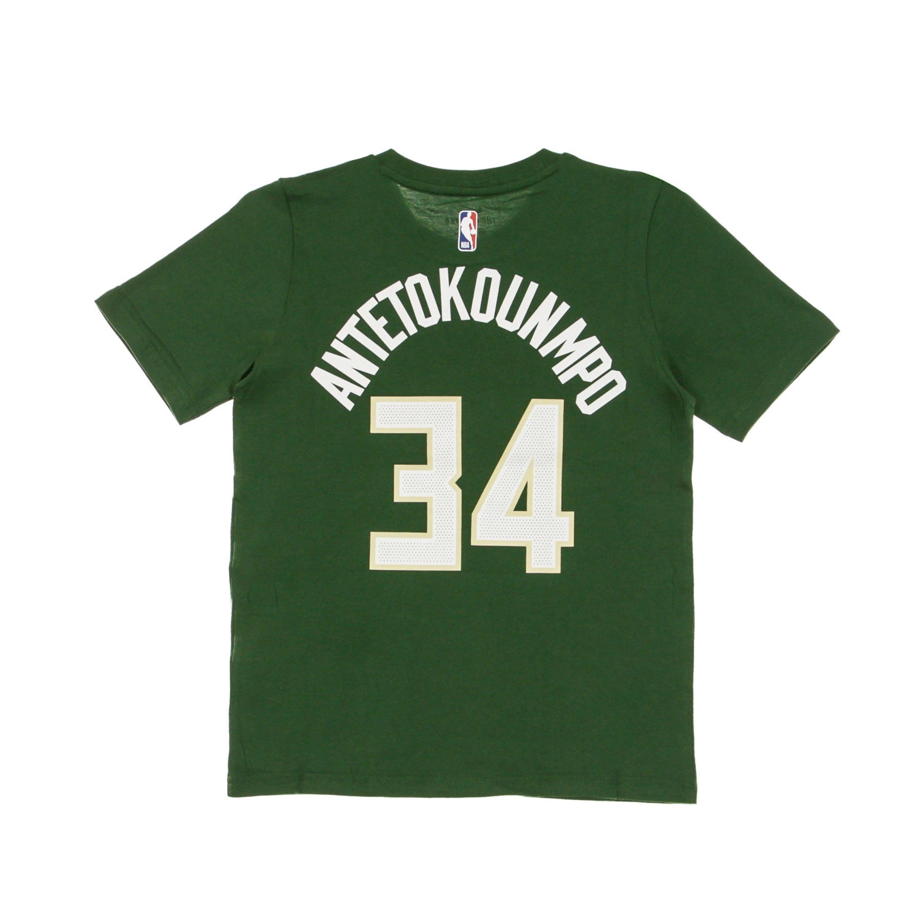 Nike Nba, Maglietta Ragazzo Nba Icon Edition Tee No 34 Giannis Antetokounmpo Milbuc, 