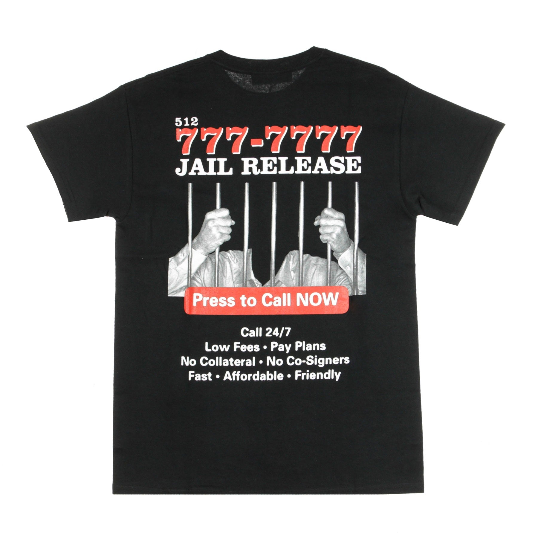 Jail Black Men's T-Shirt