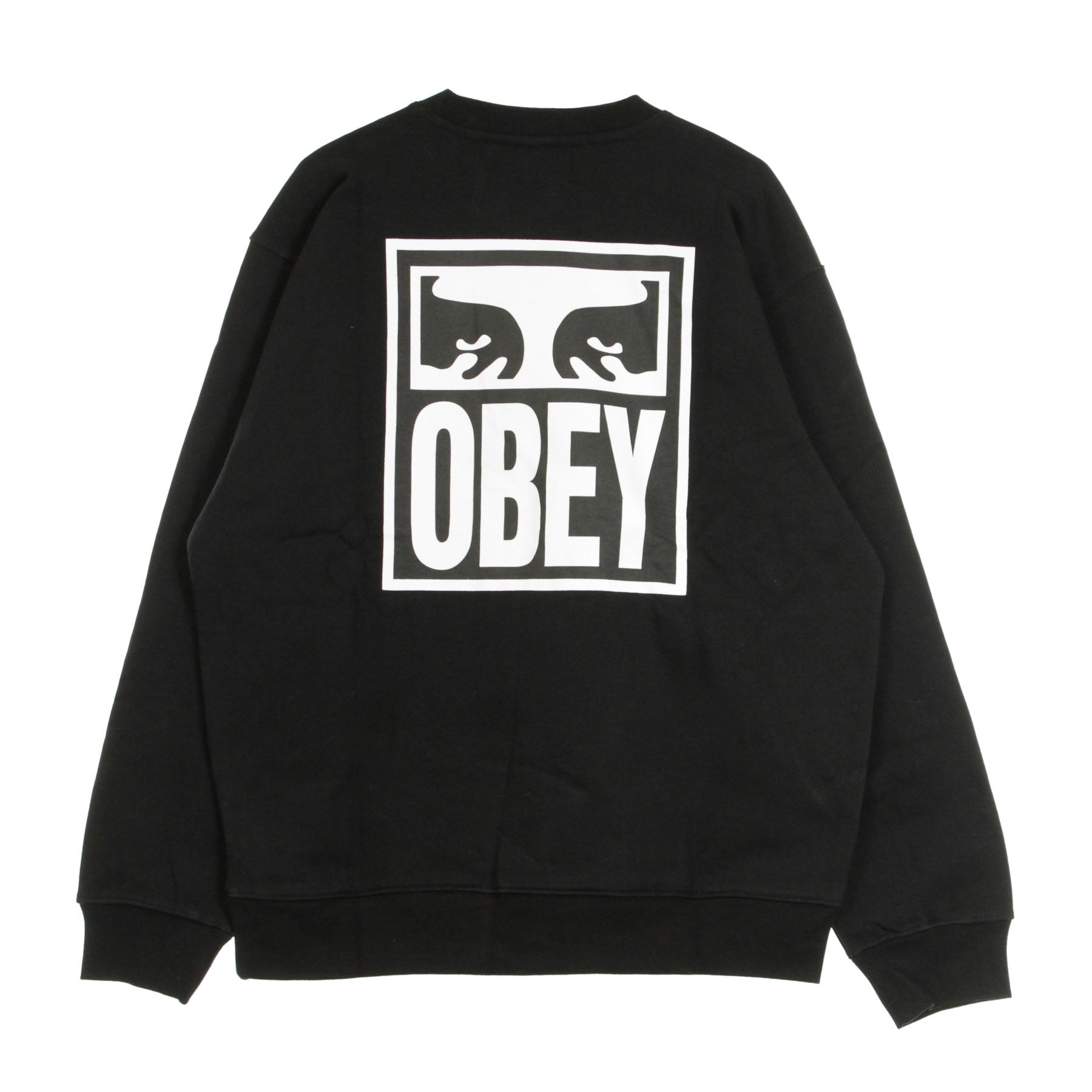 Obey, Felpa Girocollo Uomo Eyes Icon 2 Premium Crew, 