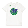 Nike Nba, Maglietta Uomo Nba Dry Tee Logo Hardwoodn Classics Edition Dalmav, White