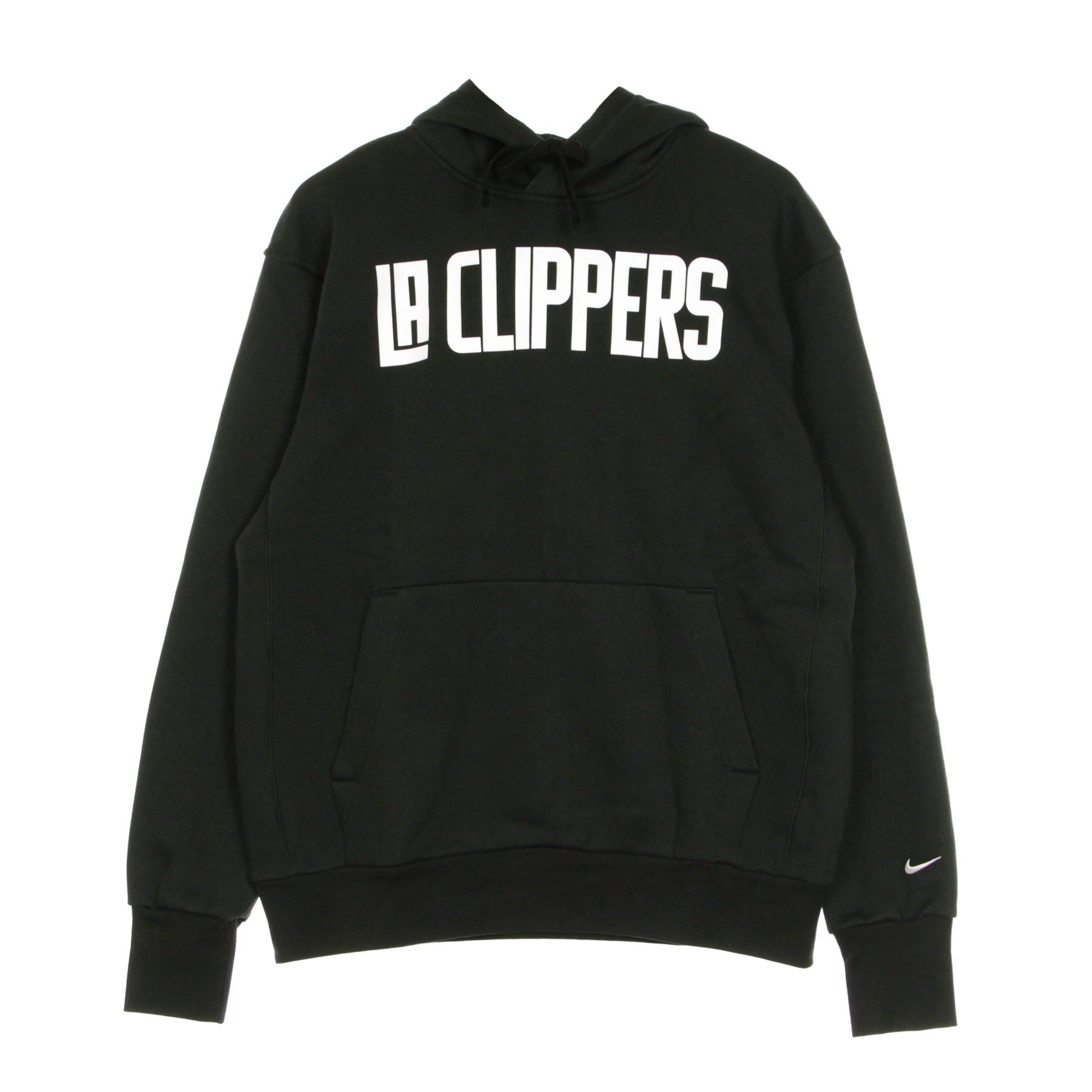 Nike Nba, Felpa Cappuccio Uomo Nba Hoodie Po Essential City Edition Loscli, Black/white