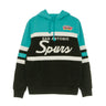 Mitchell & Ness, Felpa Cappuccio Uomo Nba Head Coach Hoody Hardwood Classics Saaspu, Original Team Colors