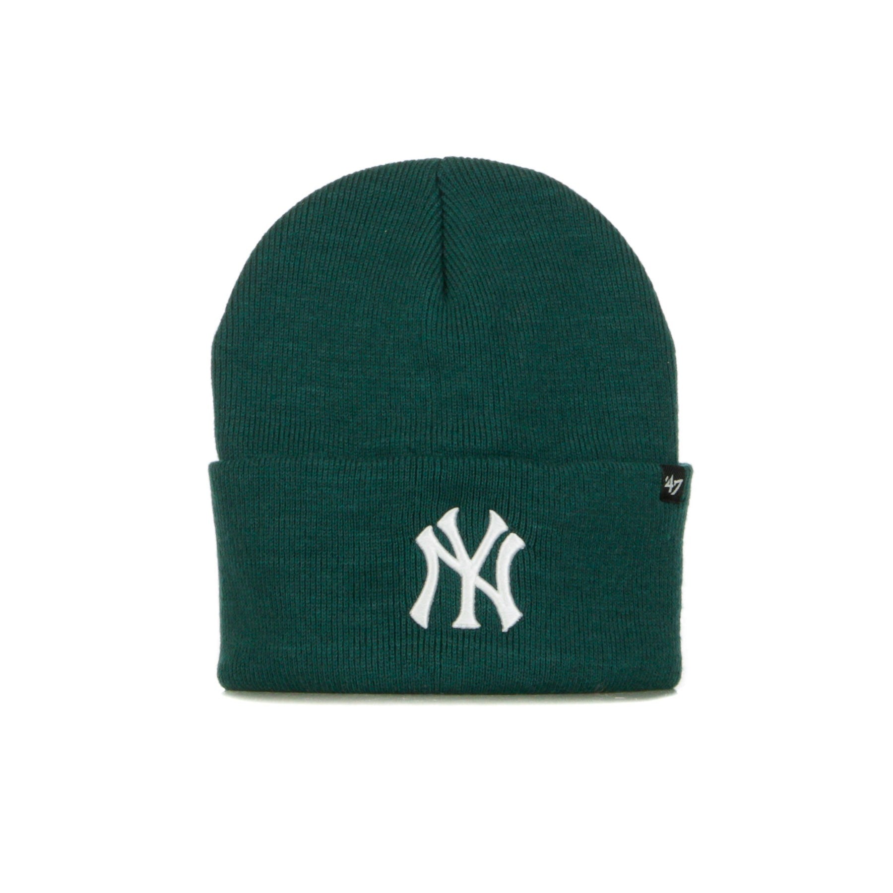 47 Brand, Cappello Uomo Mlb Haymaker Cuff Knit Neyyan, Pacific Green/white