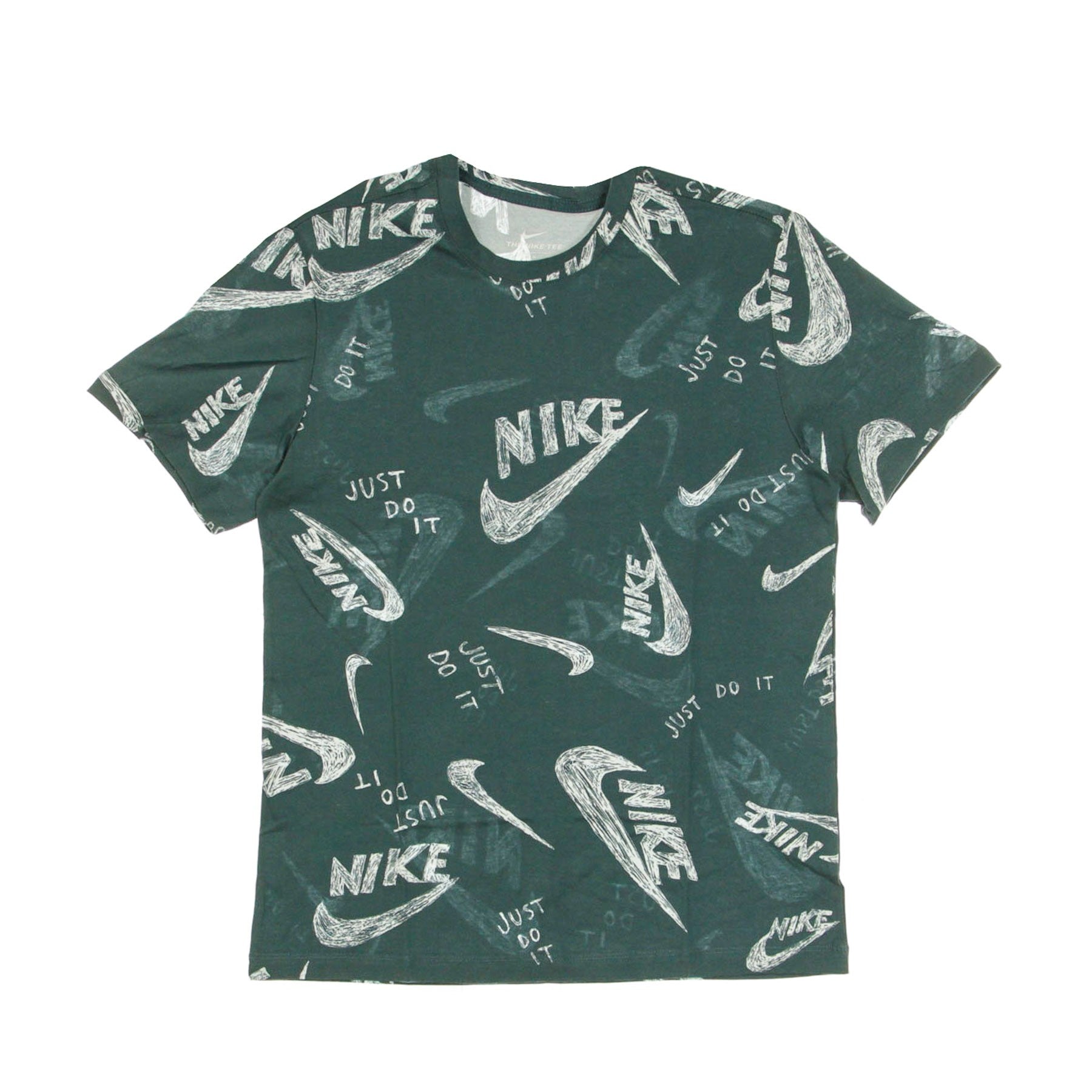 Maglietta Uomo Sportswear Aop Tee Ash Green/white