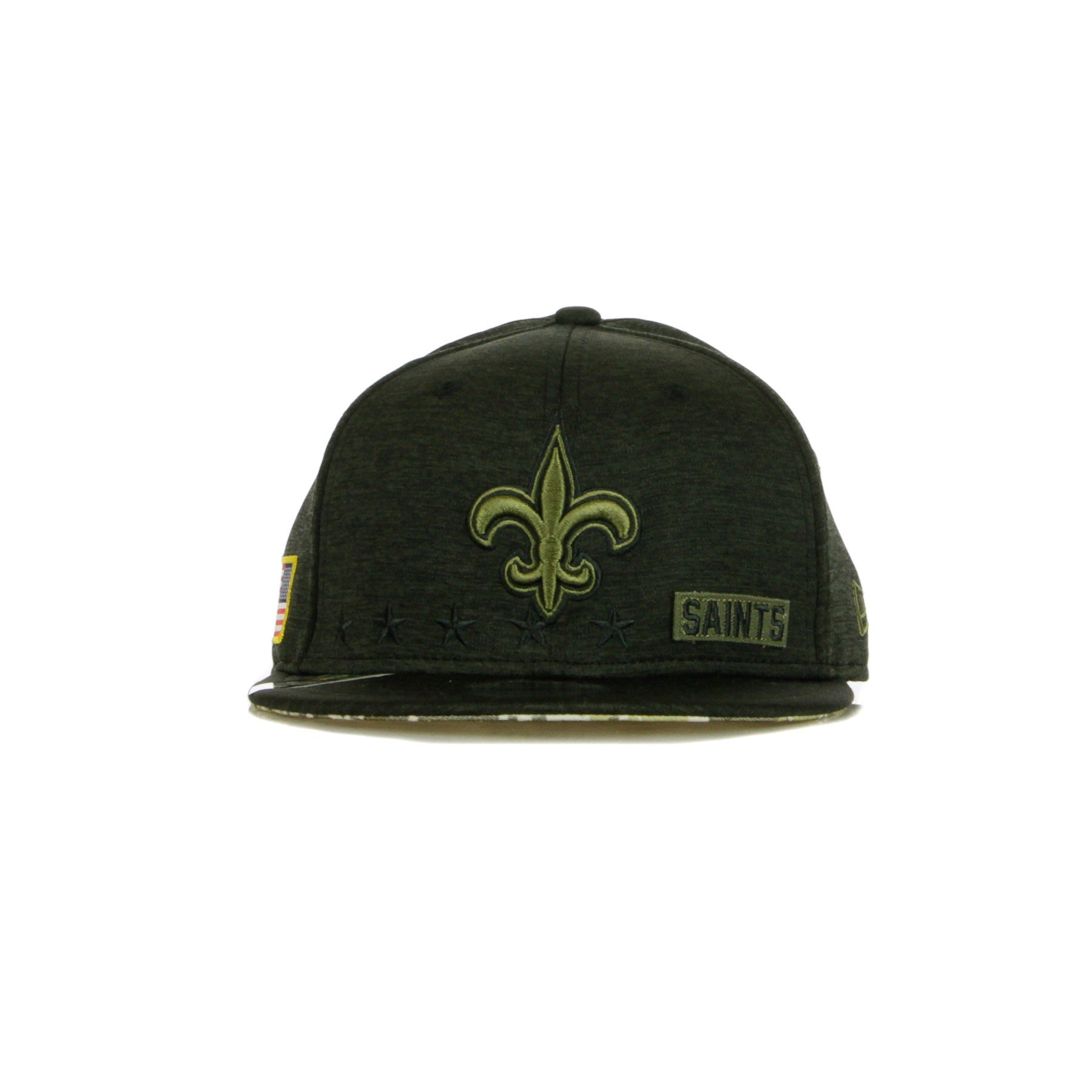 Cappellino Visiera Piatta Uomo Nfl 20 Salute To Service Shadow Tech 950 Neosai Black/army Green