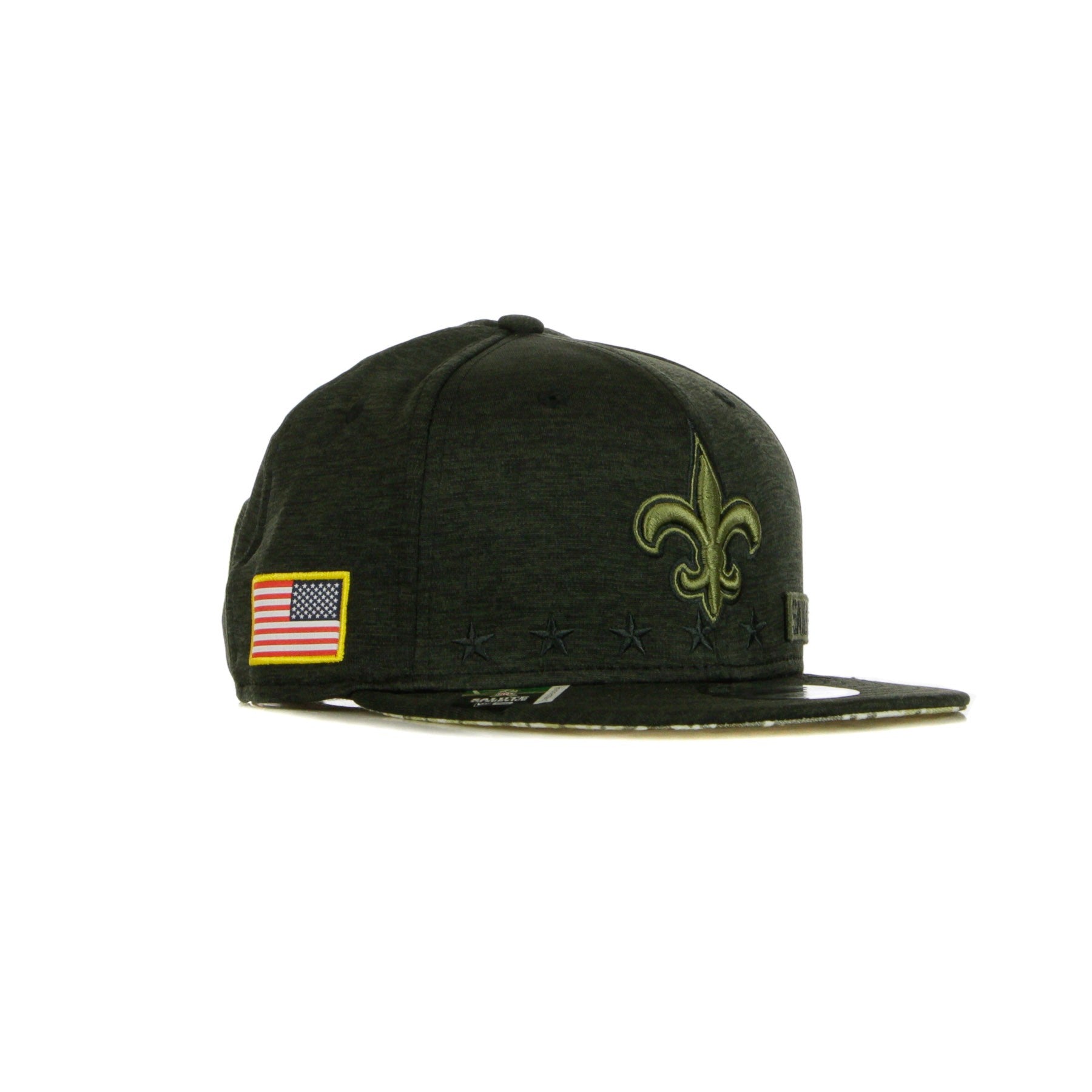 Cappellino Visiera Piatta Uomo Nfl 20 Salute To Service Shadow Tech 950 Neosai Black/army Green