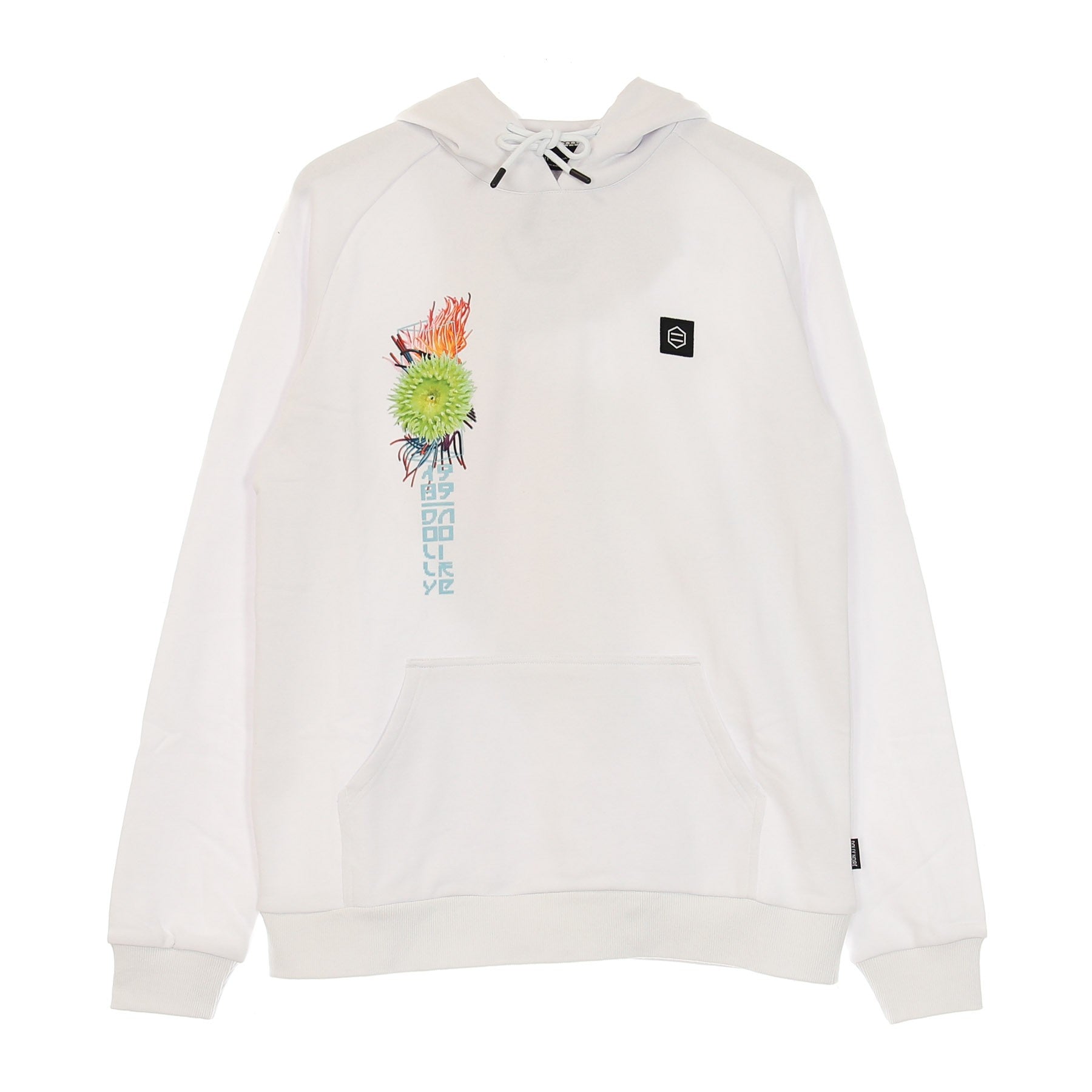 Sudadera con capucha ligera anémona blanca