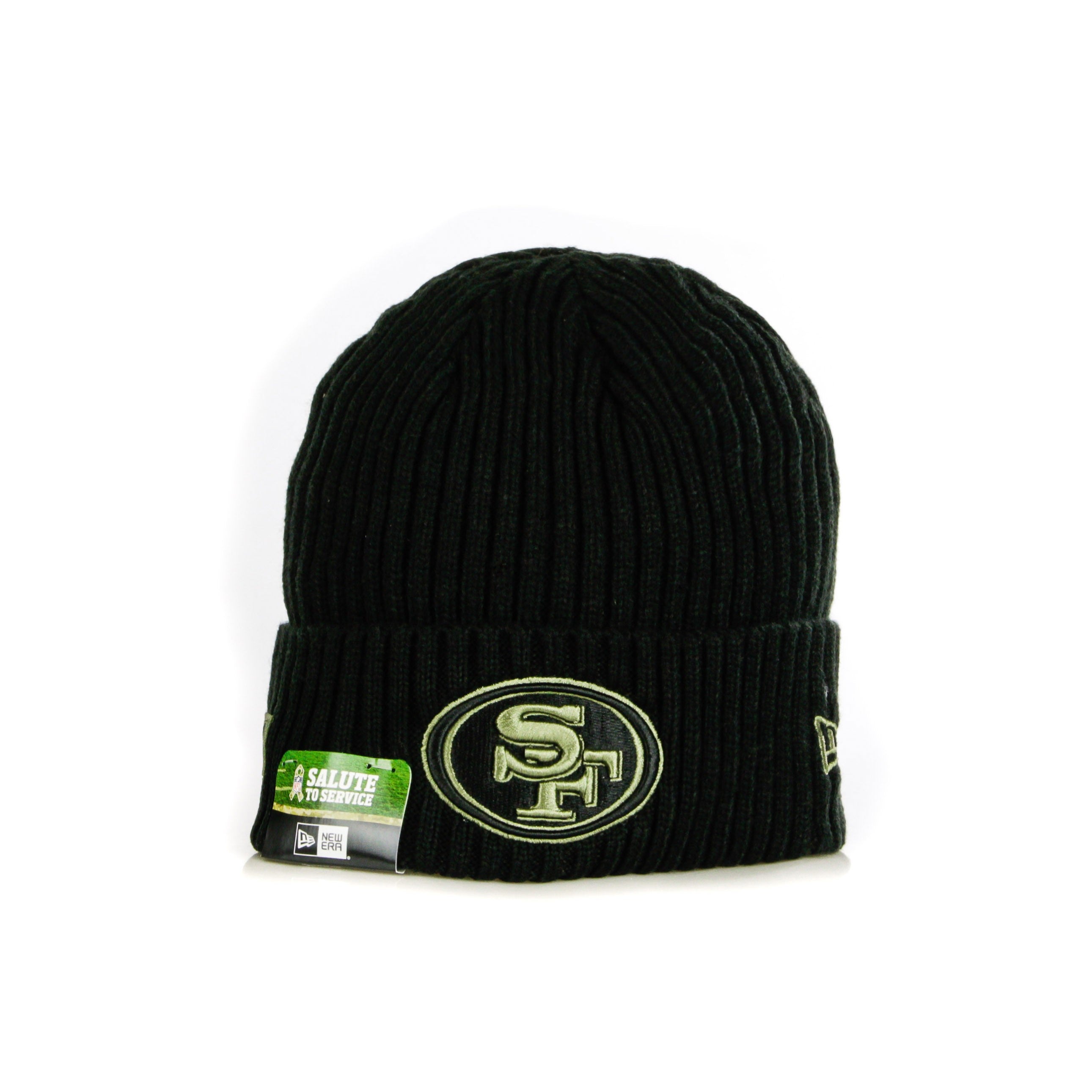 New Era, Uomo Nfl 20 Salute To Service Knit Saf49e, Black/army Green