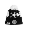 New Era, Cappello Pom Pom Uomo Nfl 20 Sport Knit Kanchi, Black/white