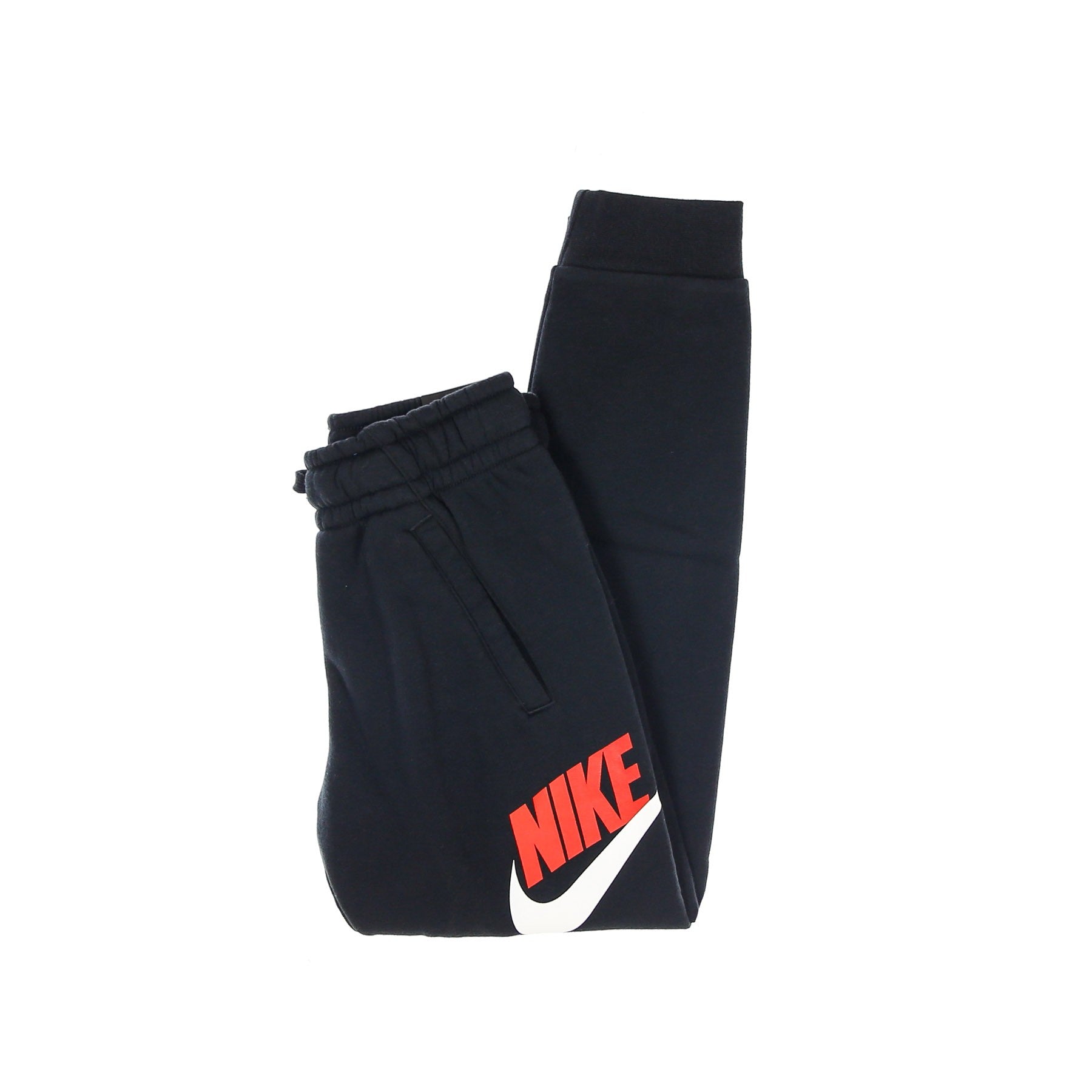 Black nike discount joggers red tick