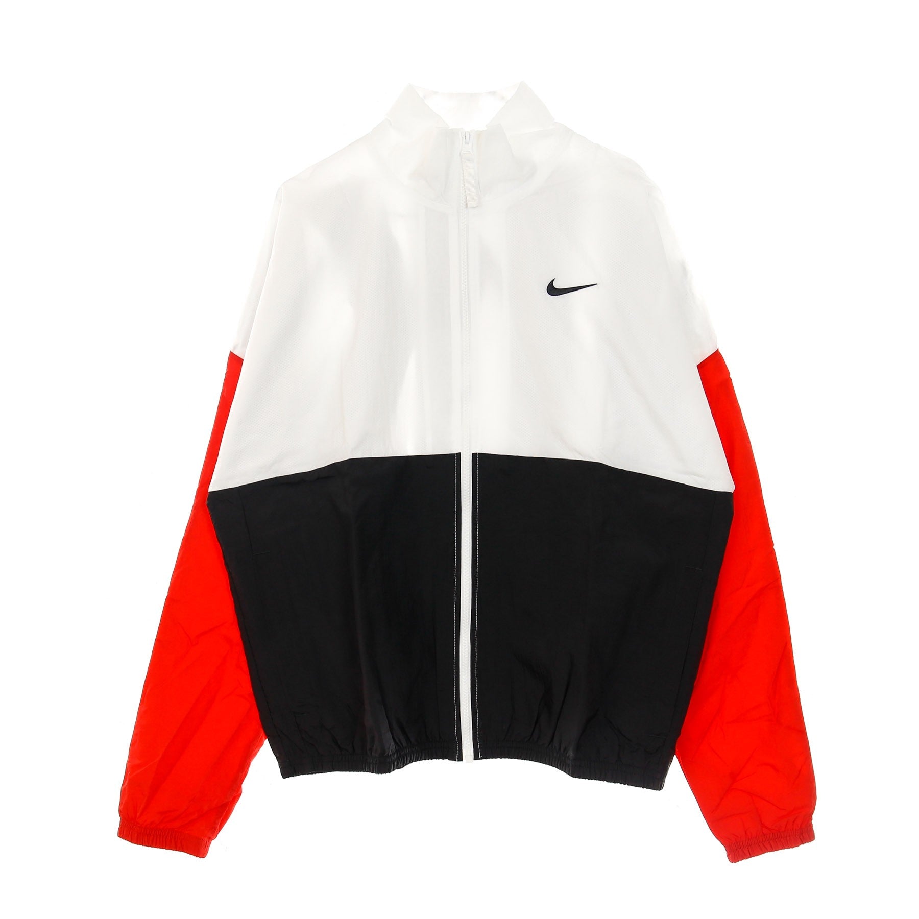 Nike, Giacca A Vento Uomo Starting Five Jacket, White/black/university Red/black