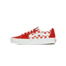 Vans, Scarpa Bassa Uomo Sk8-low (canvas/suede), Racing Red/checkerboard