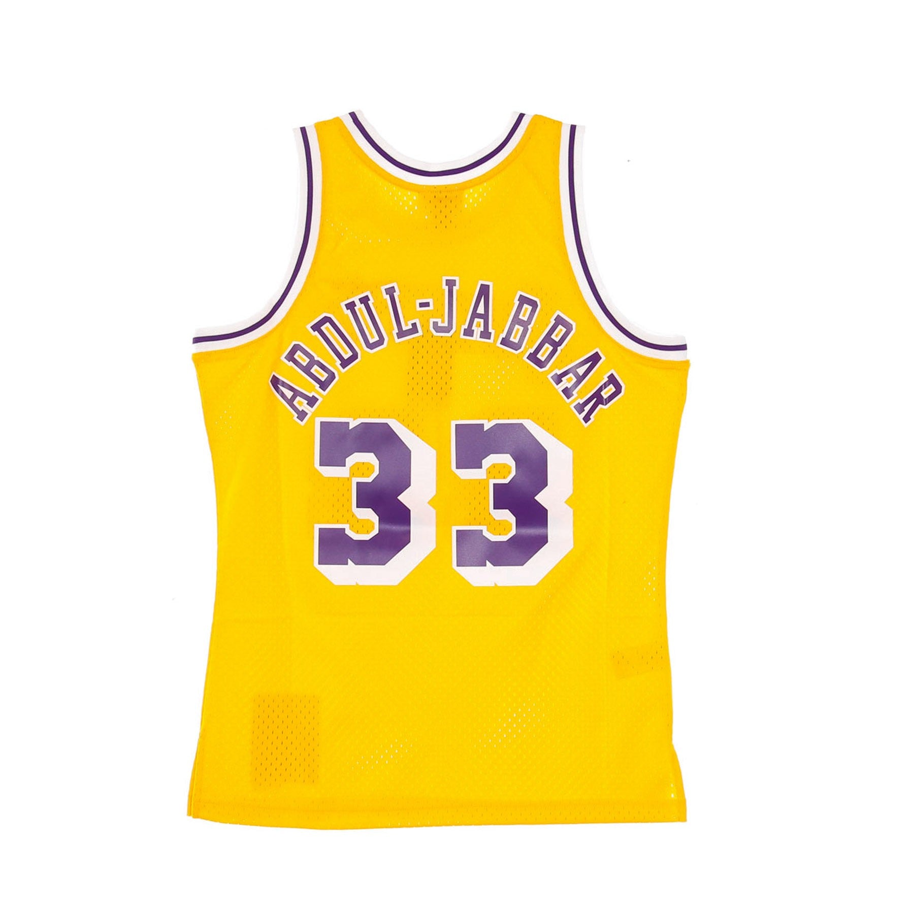 Mitchell & Ness, Canotta Basket Uomo Nba Swingman Jersey Hardwood Classics No 33 Kareem Abdul Jabbar 1984-85 Loslak Home, 