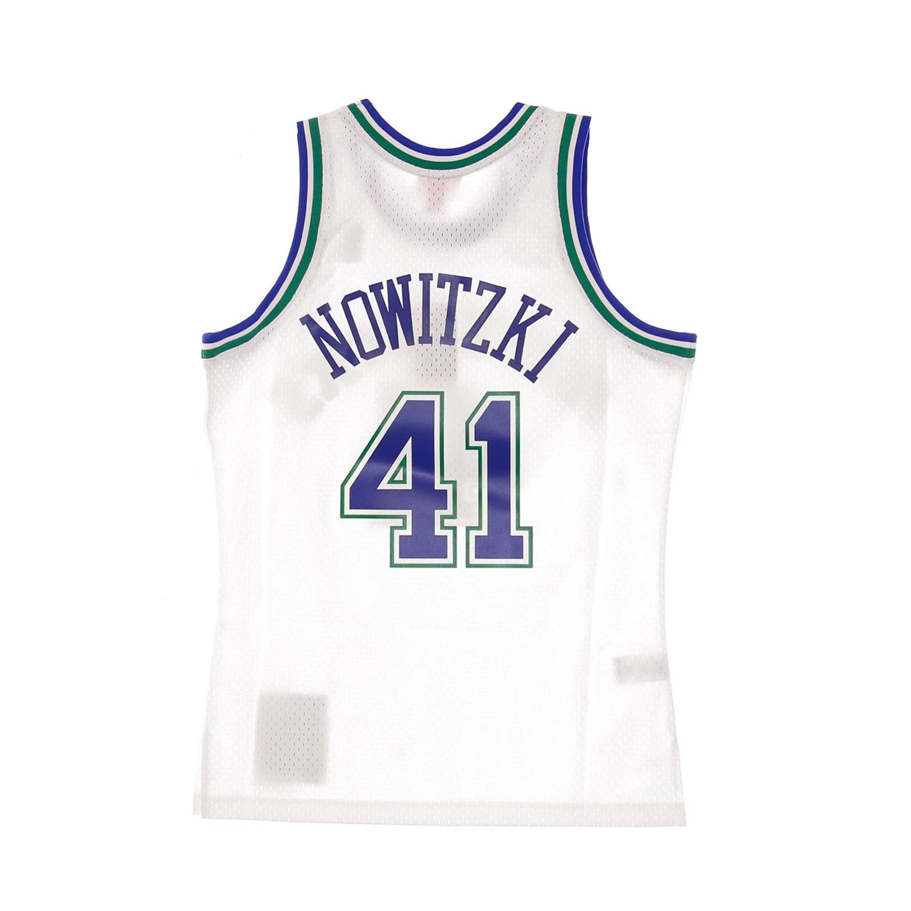 Mitchell & Ness, Canotta Basket Uomo Nba Swingman Jersey Hardwood Classics No 41 Dirk Nowitzki 1998-99 Dalmav Home, 