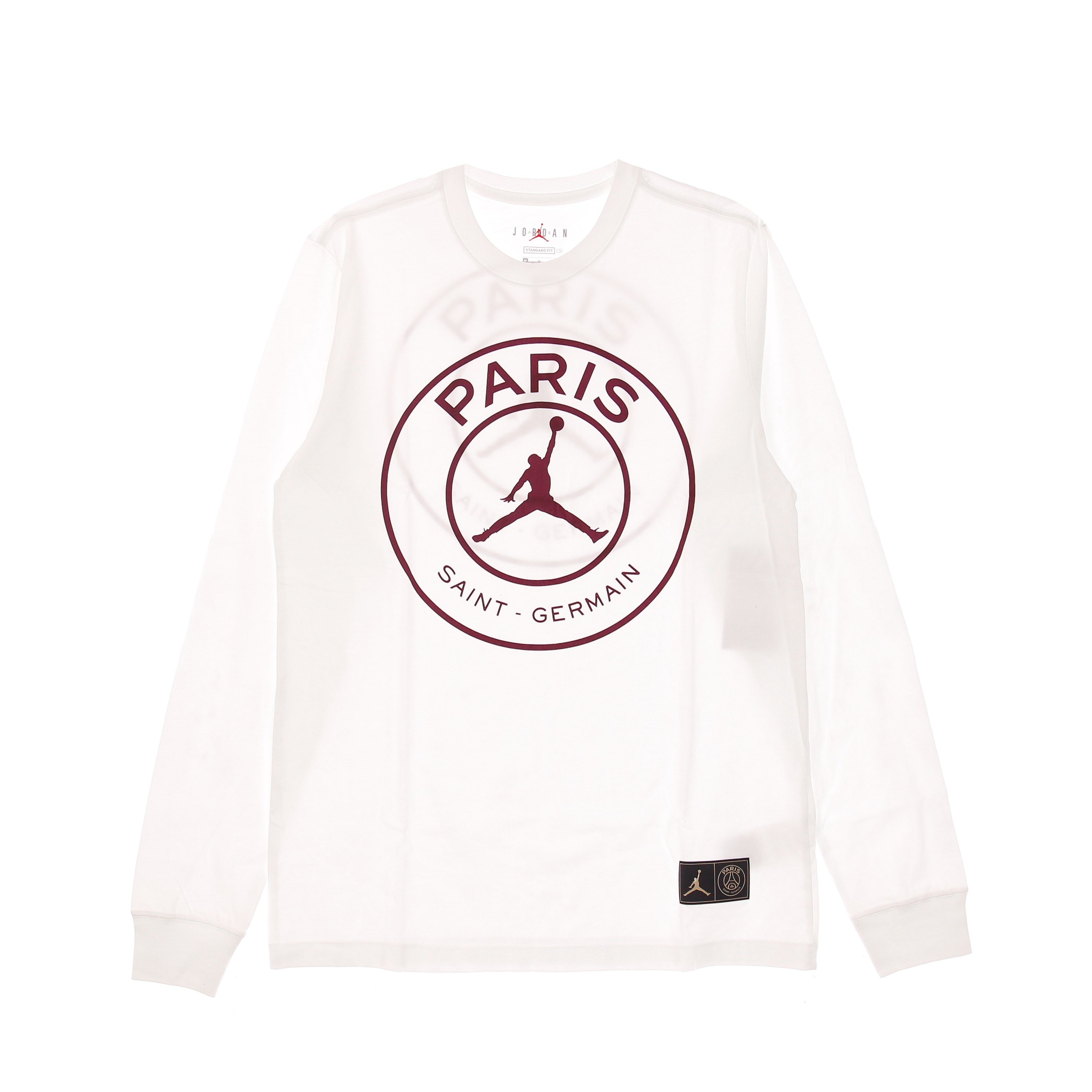 Maglietta Manica Lunga Uomo Paris Saint-germain L/s Tee White