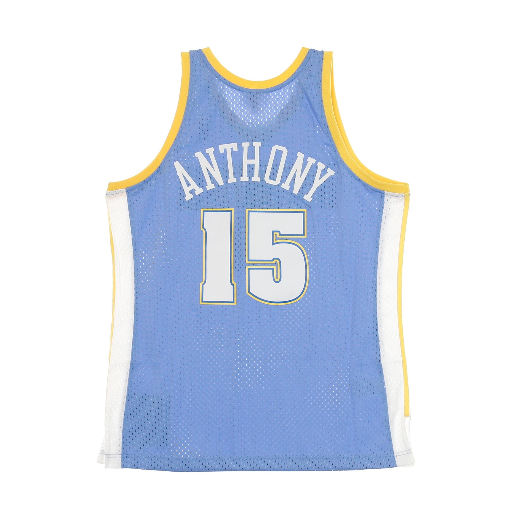 Casken Men's Tank Top NBA Swingman Jersey Classics No 15 Carmelo Anthony 2003-04 Dennug Road Colors de equipo original