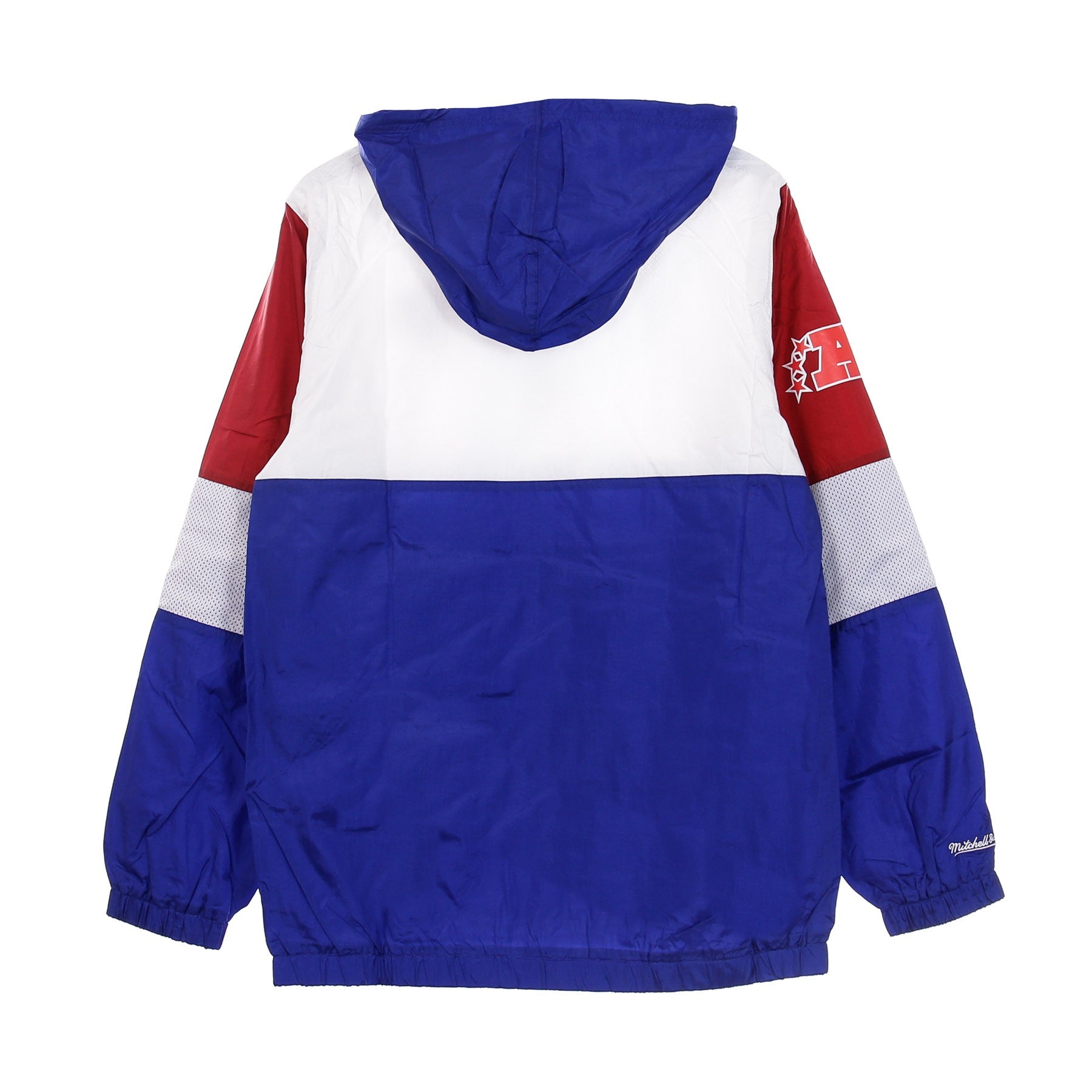 Mitchell & Ness, Giacca A Vento Infilabile Uomo Nfl Surprise Win Windbreaker Bufbil, 