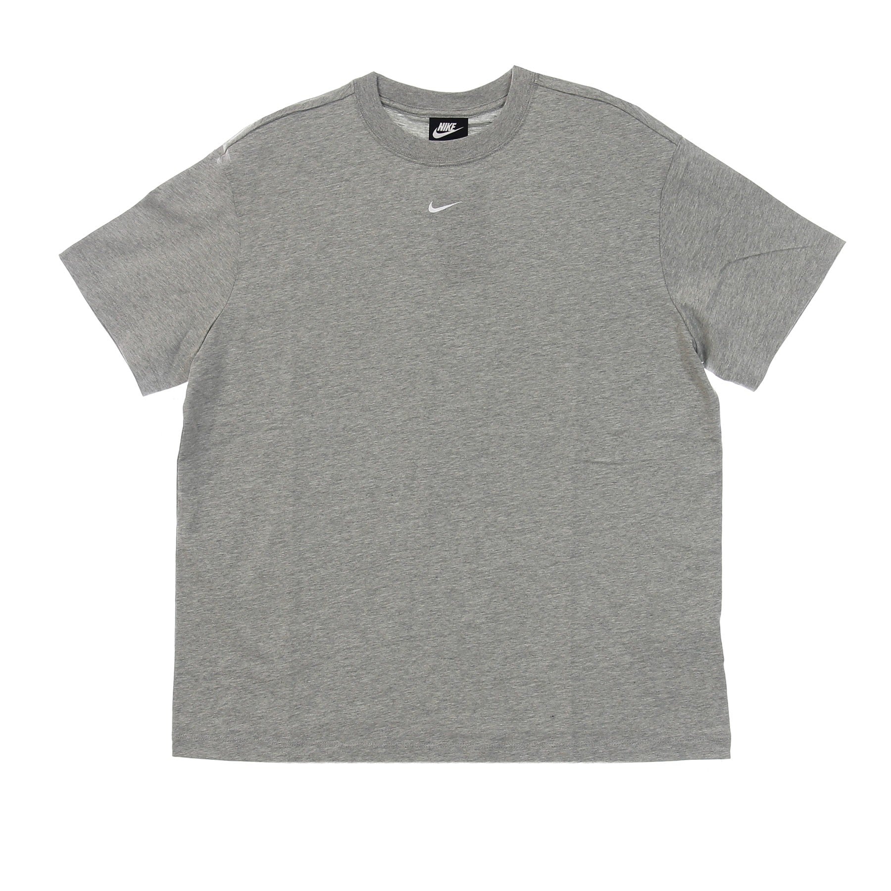 Nike, Maglietta Donna Sportswear Essential Top, Dk Grey Heather/white