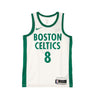 Nike Nba, Canotta Basket Uomo Nba Swingman Jersey City Edition 2020 No 8 Kemba Walker Boscel, White/clover