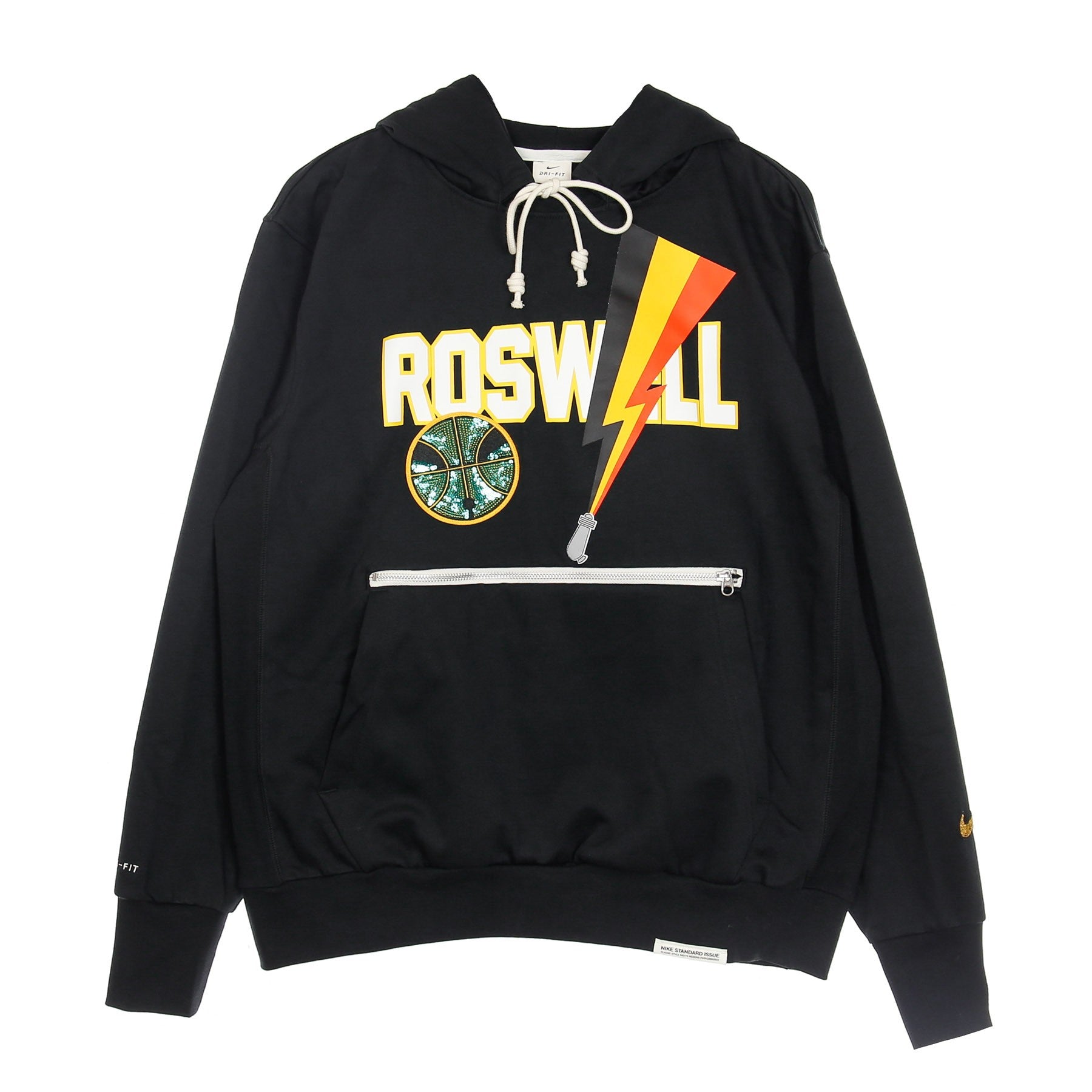 Nike, Felpa Cappuccio Uomo Dry Premium Rayguns Roswell Hoodie, Black