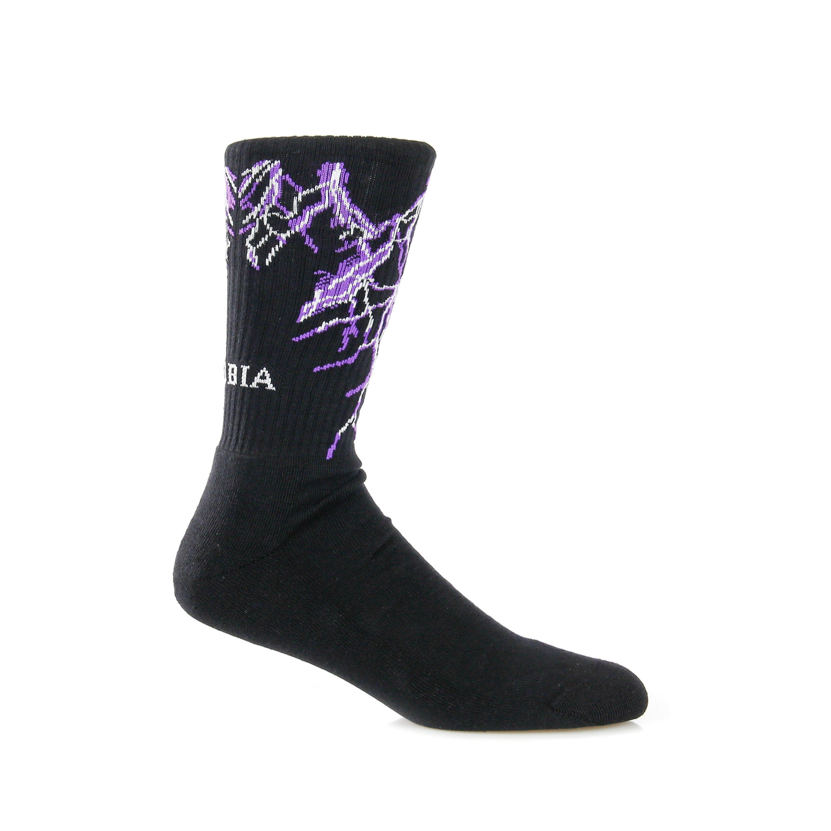 Phobia, Calza Media Uomo Purple Lightning, 