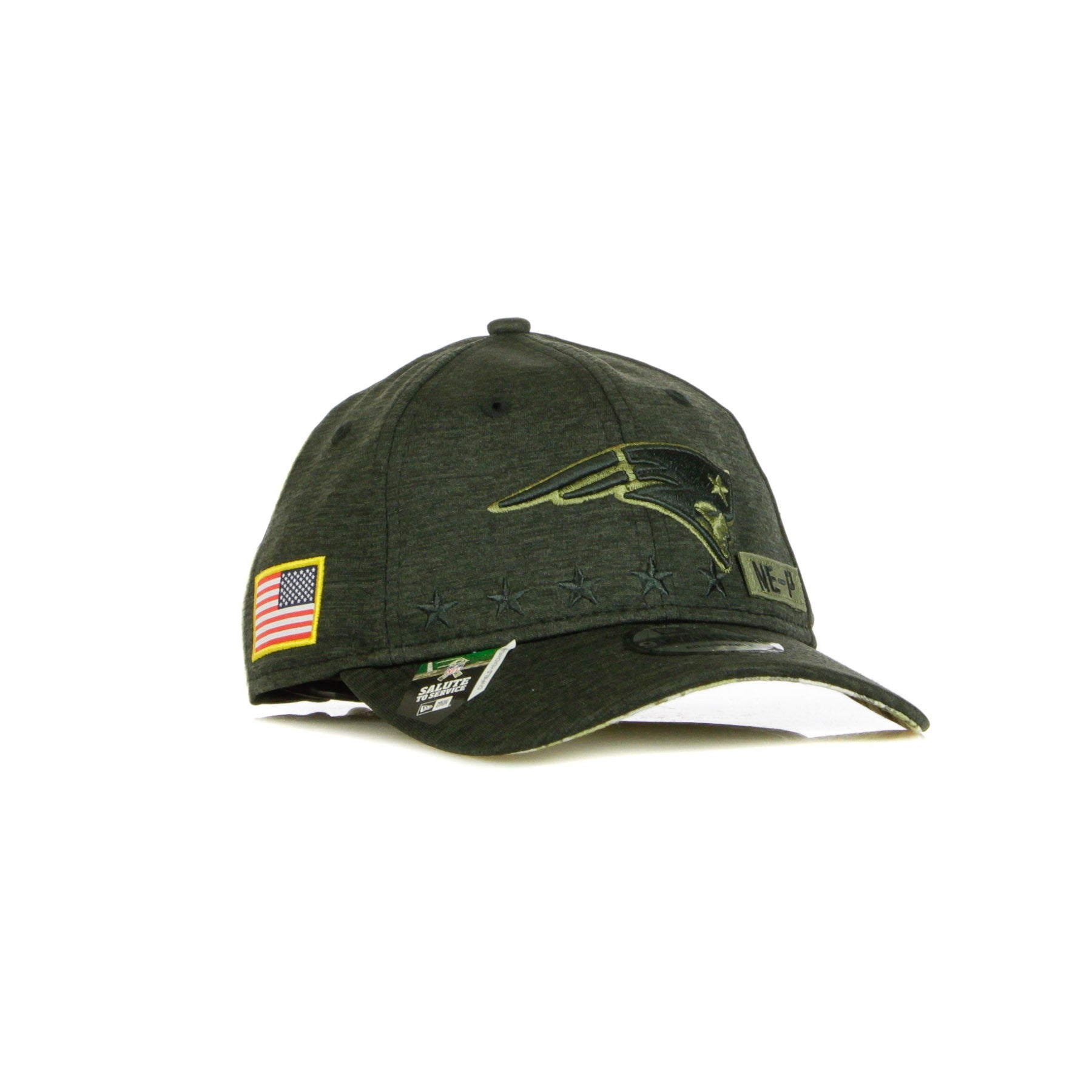 Cappellino Visiera Curva Uomo Nfl 20 Salute To Service Shadow Tech 920 Neepat Black/army Green