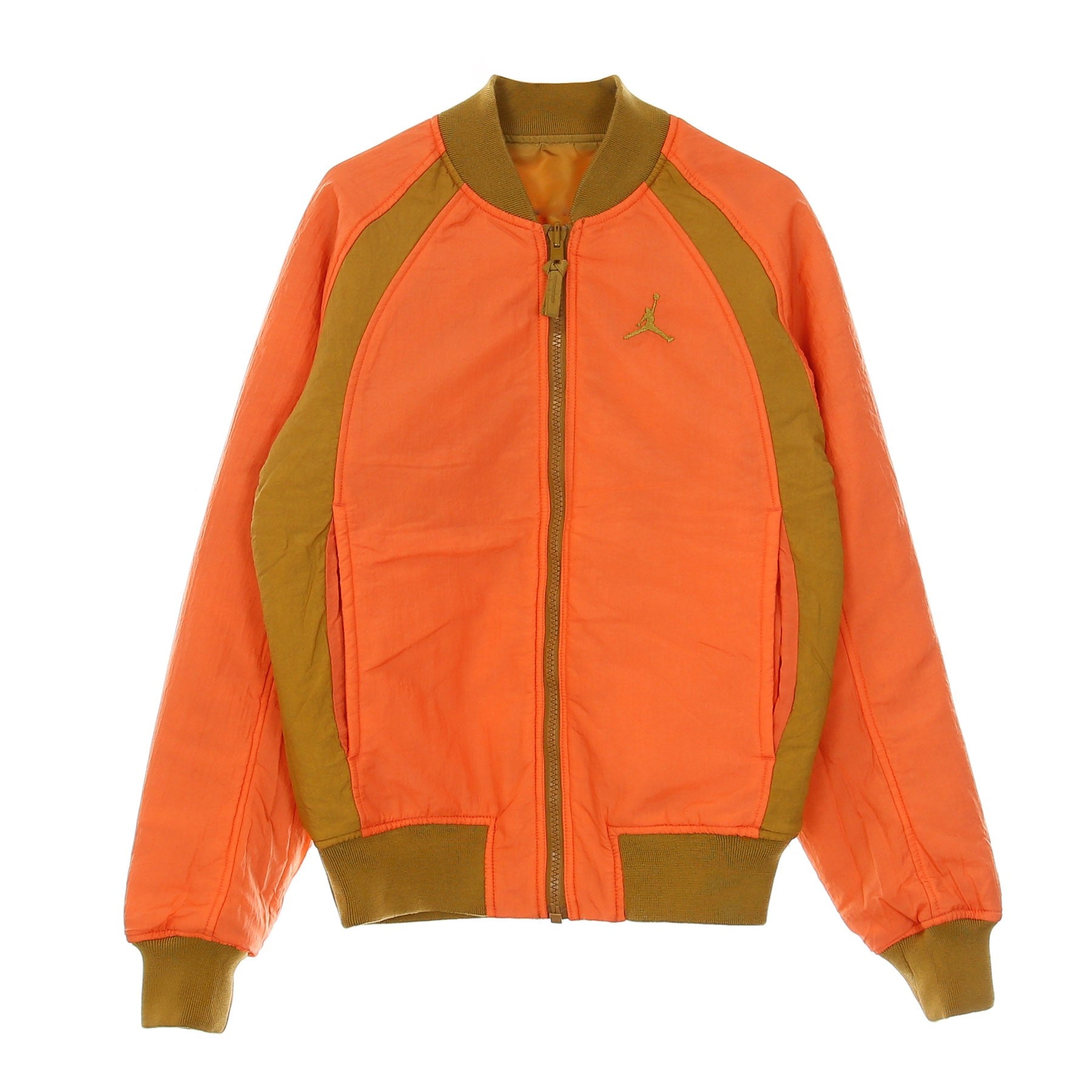 Herren Bomberjacke M Jordan Flight Ma-1 Jacke Weizen/Turf Orange