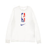 Nike Nba, Maglietta Manica Lunga Uomo Nba Team 31 Dry Fit Tee, White